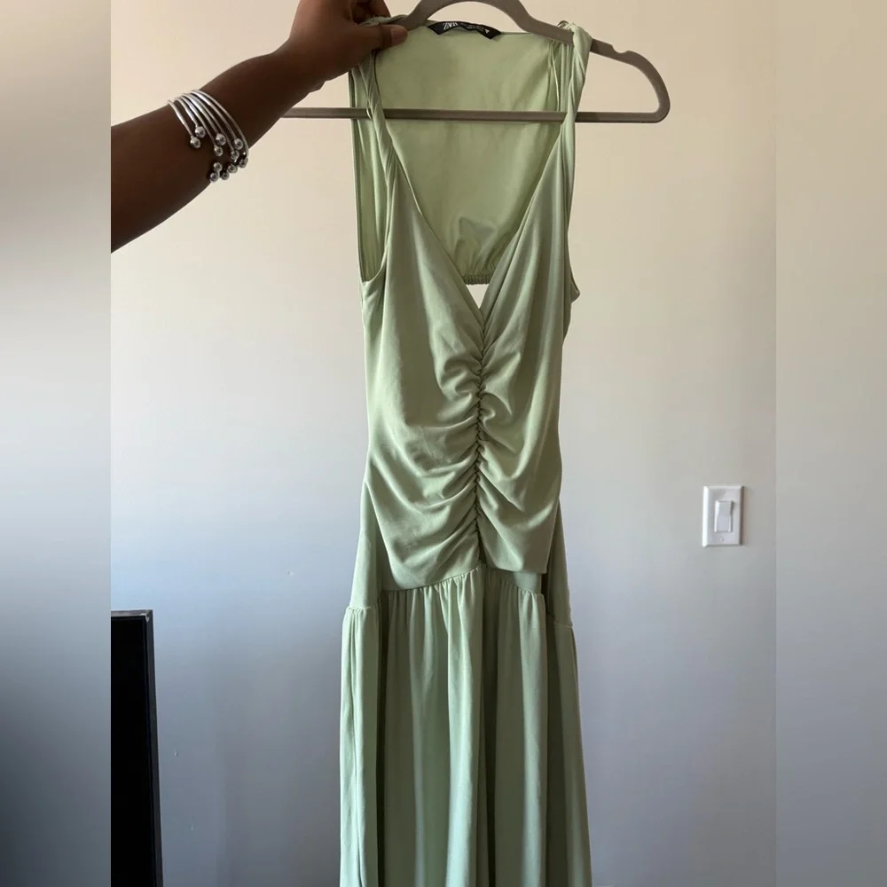 Zara Mint Green Dress - Picture 2 of 5